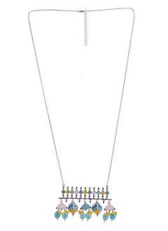 VOYLLA Bagh E Fiza Floral Motifs Brass Necklace  - Image 3
