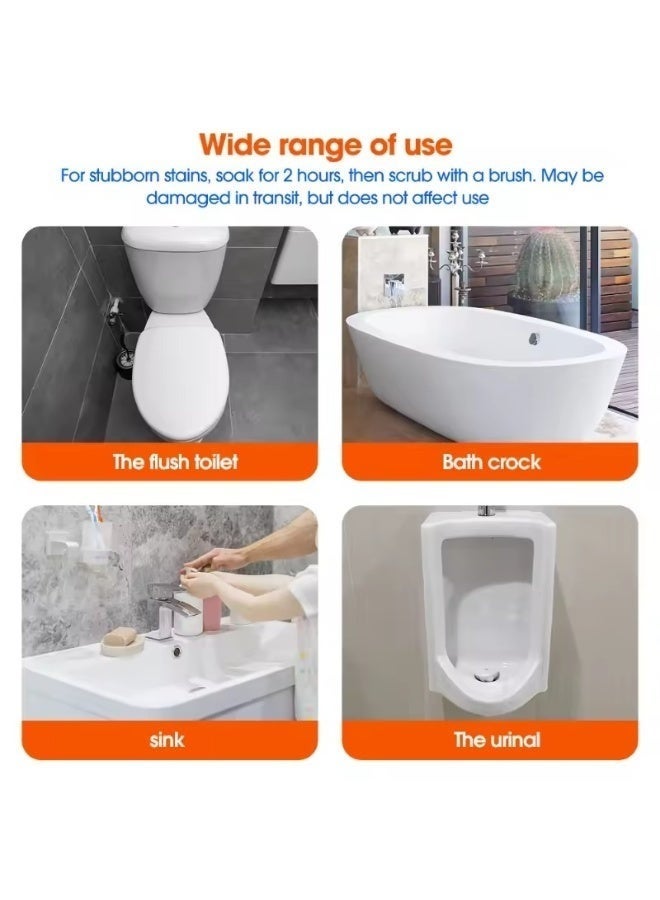 Effective Bathroom Cleaning Tablets - Keep your bathroom sparkling clean with these effective cleaning tablets, specially designed to disinfect and deodorize, making your cleaning routine easy. (12 tablets) - Image 4