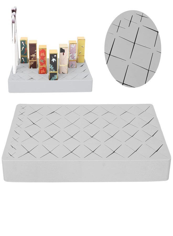 Betued Minimalist Lipstick Organizer, Silicone Makeup Storage Box, 36 Grids, Gray, Beauty/Makeup - Image 5