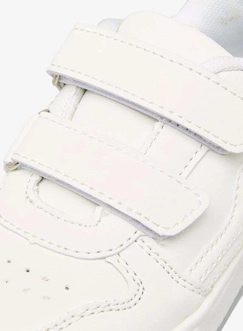 LBL by Shoexpress WHITE Boys Hook & Loop Sneakers for Men | Best Price UAE