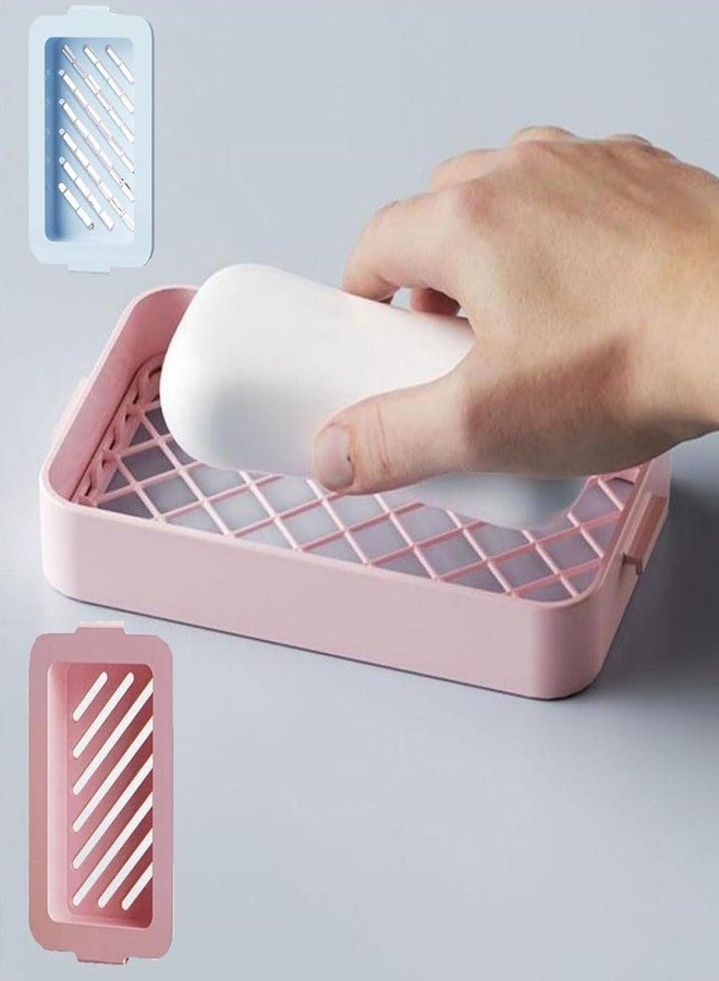 BIRZAR Multifunctional Laundry Soap Bubble Box,Mesh Soap Bubble Box, Soap Saver Box, Hands-Free Foam Soap Box, Portable Soap Box, Soap Box with Mesh,for Shower Laundry (Pack of 1) - Image 4