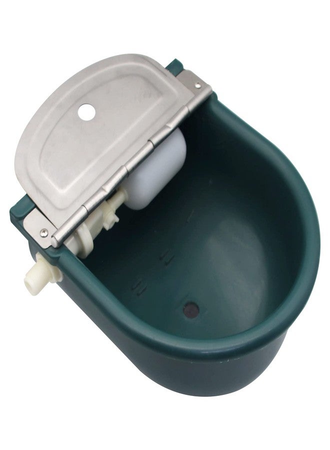 Abustle pig Automatic Water Bowl Plastic Livestock Waterer for Horse Cattle Goat Sheep Dog,Farm Grade Sheep Water Trough Bowl (with Drainage Hole & 39.37 inch Pipe)… (Without 39.37 inch Pipe) - Image 1