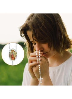 36 Pcs Wooden Bead Rosary Necklace With Crucifix And Our Lady Of Guadalupe Scented First Communion Rosary With 36 Organza Bags Baptism Favors Catholic Gift For Men Women(White) - pzsku/Z53F1E2560A05B95527F7Z/45/_/1735214664/49730f20-5d9d-4ffc-ac7f-a8868a86d68c