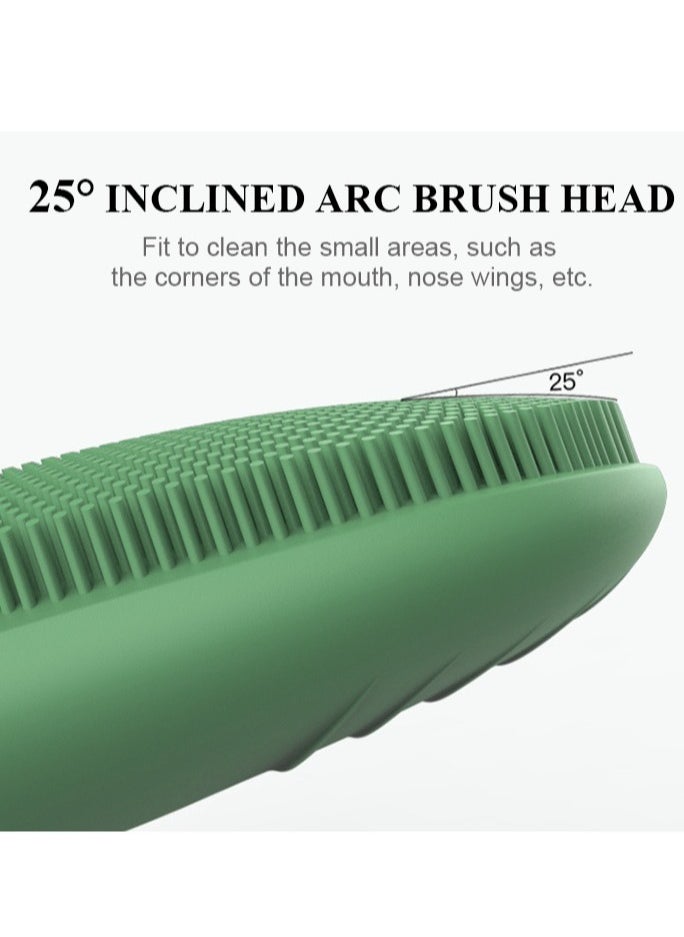 Prime by javaudan - Sonic Facial Cleansing Brush, Soft Silicone Face Brush, Waterproof Electric Facial Cleansing Brush, Face Massager, Fit for All Skin Exfoliation, Gentle Exfoliating, USB Rechargeable - Image 1