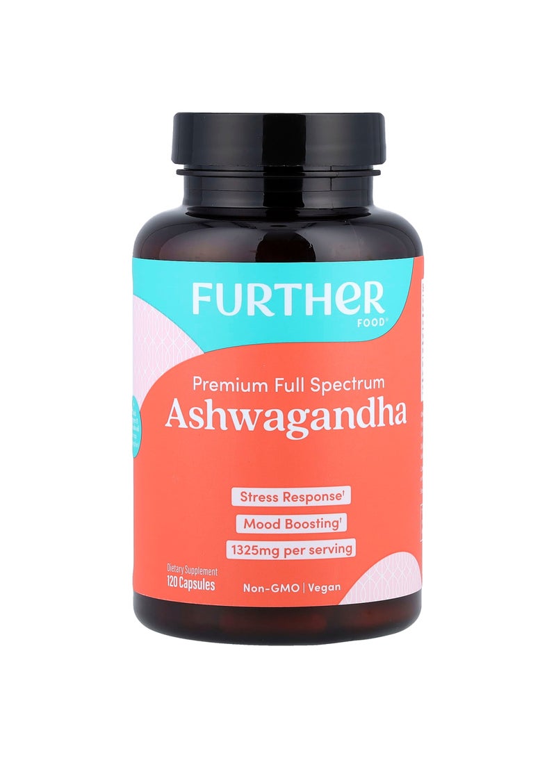 Ashwagandha, Premium Full Spectrum, 120 Capsules