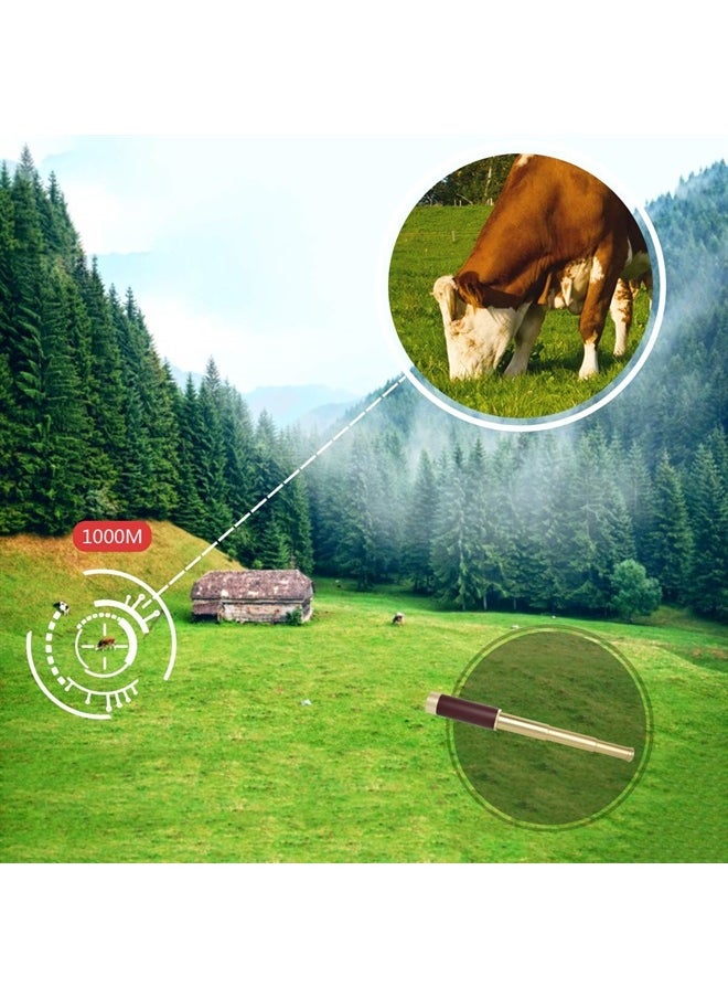 Aubric Pirate Monocular Telescope for Kids & Adults, Handheld Collapsible Brass Telescope 25x30 Zoomable Portable Pirate Spyglass for Cruise Ship Travel Watching Games Hiking Hunting and More  - Image 3