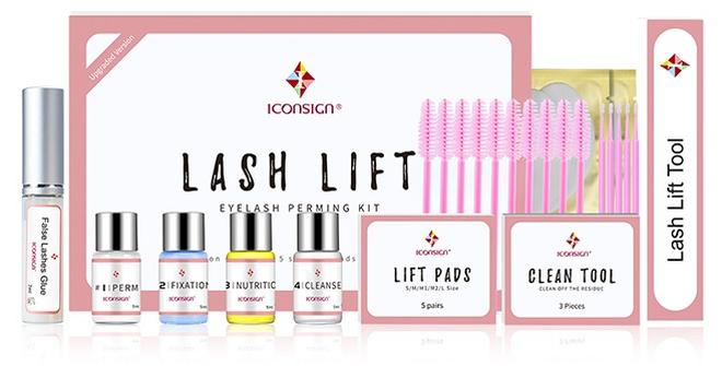 إيكونساين مجموعة رفع الرموش مع الأدوات نسخة مطورة - Image 1