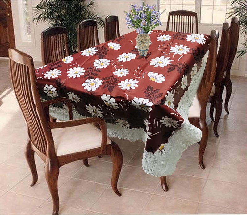 Homerz Premium Center Table Cover Waterproof and Dustproof (Baby Red, 40x60 inch- Center Table) - Image 1