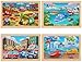 OSBOO Wooden Puzzles for Kids Ages 46 24 Piece Vehicle Car Construction Jigsaw Puzzles 4 Packs Preschool Toddlers Learning Activity Puzzles Toys for Boys Girls 3 4 5 6 Years Old - Image 4