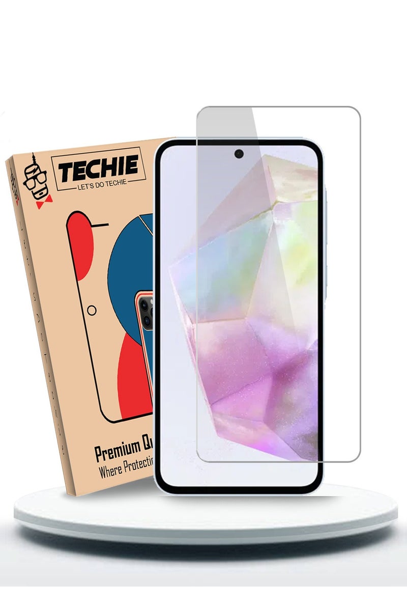 Techie Samsung Galaxy A36 5G HD Clear Tempered Glass Screen Protector - Image 1