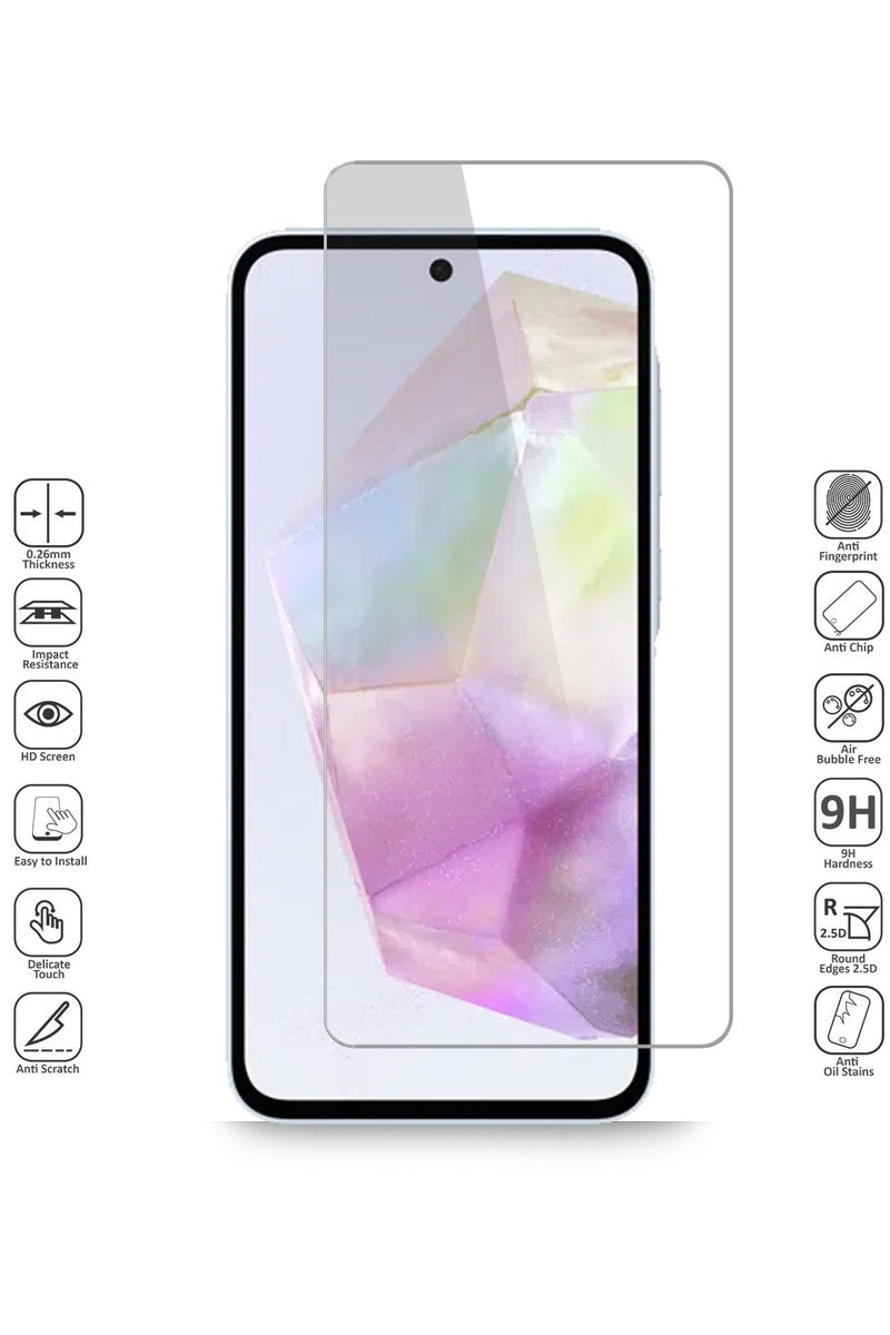 Techie Samsung Galaxy A36 5G HD Clear Tempered Glass Screen Protector - Image 2
