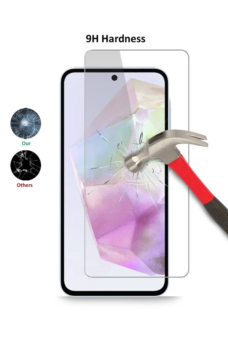 Techie Samsung Galaxy A36 5G HD Clear Tempered Glass Screen Protector - Image 3