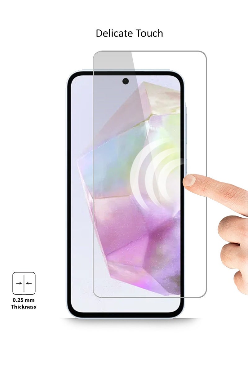 Techie Samsung Galaxy A36 5G HD Clear Tempered Glass Screen Protector - Image 4