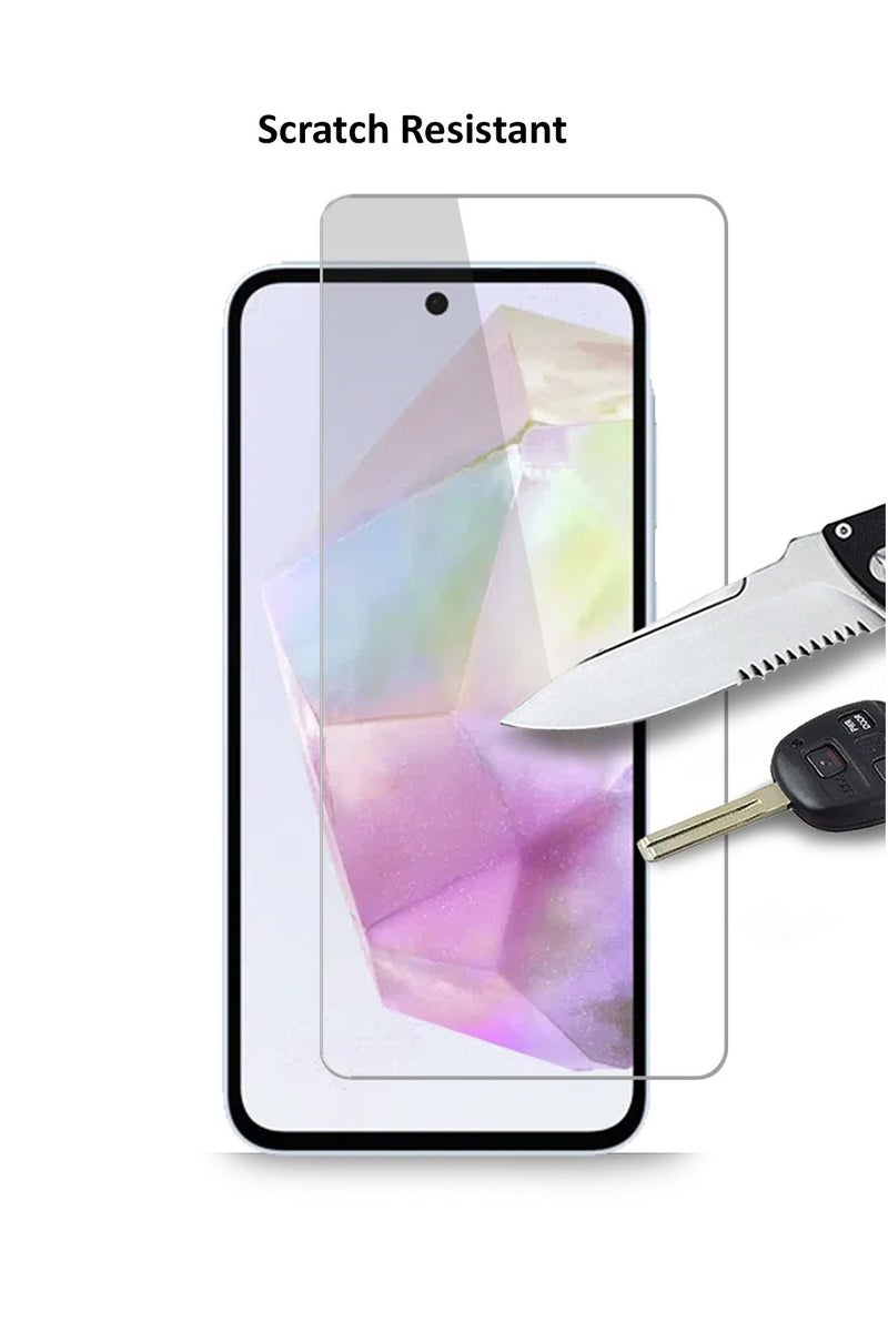 Techie Samsung Galaxy A36 5G HD Clear Tempered Glass Screen Protector - Image 5