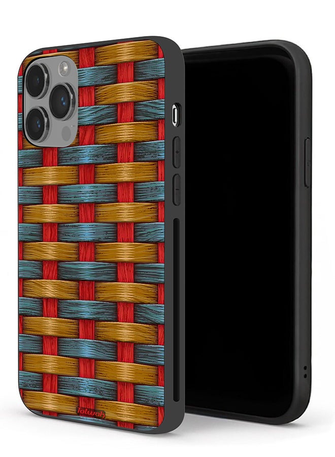 Tolwak Apple iPhone 14 Pro Max Protective Case Strips Art Pattern - Image 1