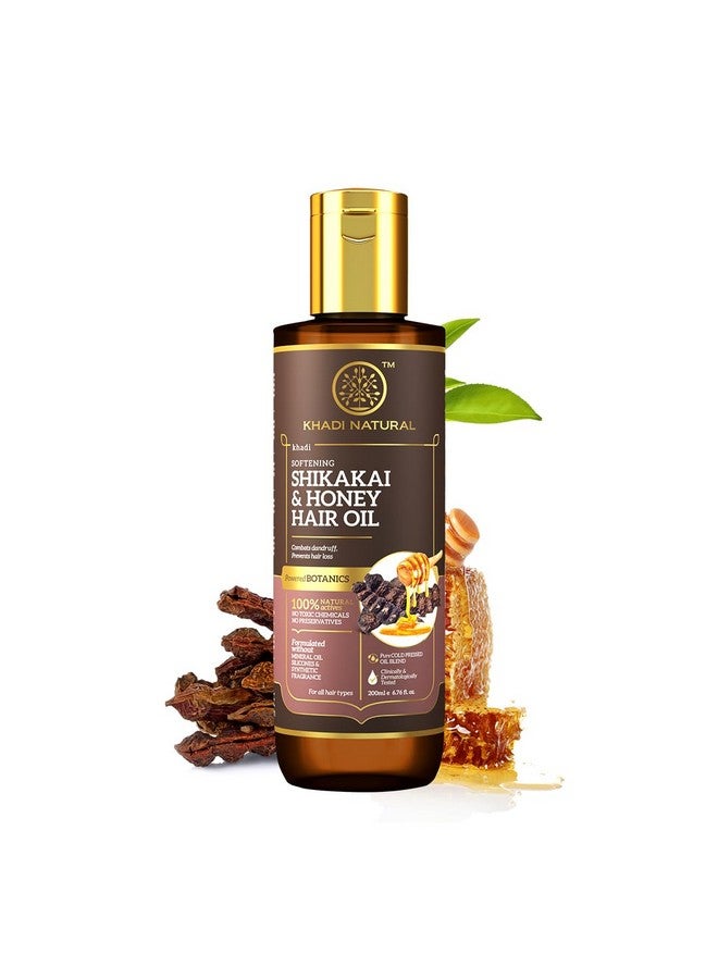 كادي نيتشورال زيت الشعر بالشيكاكاي والعسل: إكسير مغذي لصحة فروة الرأس وشعر ناعم كالحرير - منتجات نباتية، 200 مل - Image 1