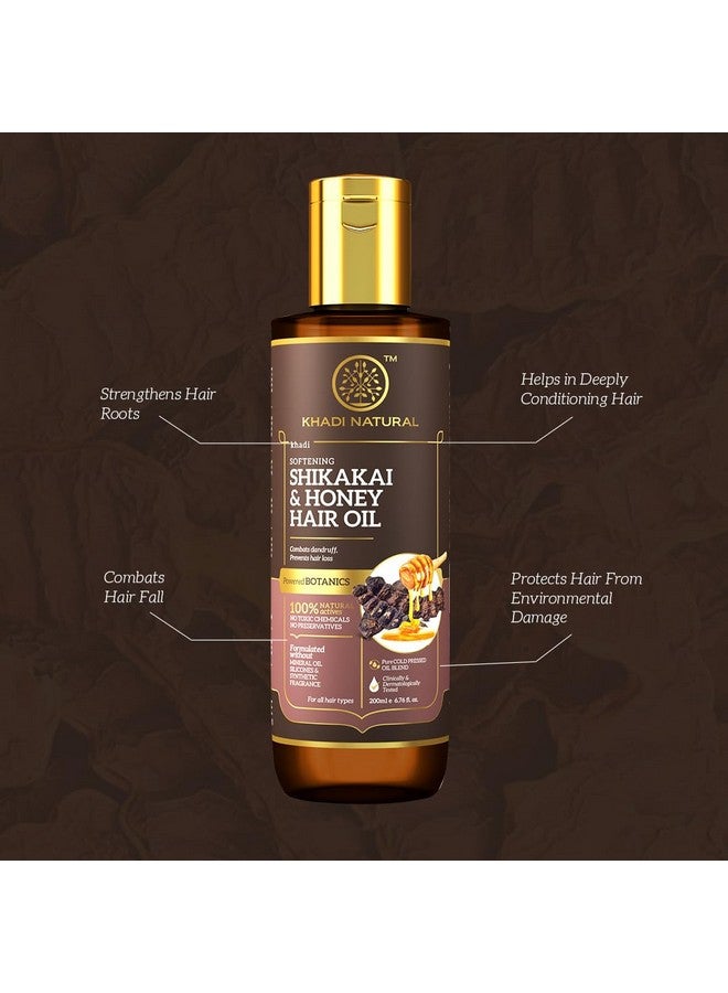 كادي نيتشورال زيت الشعر بالشيكاكاي والعسل: إكسير مغذي لصحة فروة الرأس وشعر ناعم كالحرير - منتجات نباتية، 200 مل - Image 2