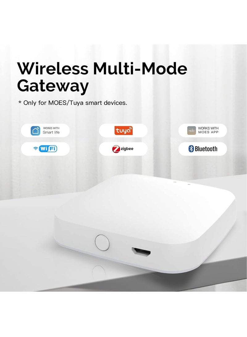 مويس توجيا سمارت واي فاي يو إس بي بوابة، طاقة منخفضة بلوتوث 5.0 + ZigBee 3.0 محور لاسلكي، مراقبة المنزل الذكي عبر تطبيق سمارت لايف، جسر لاسلكي يدعم التحكم مع أليكسا وجوجل هوم. - Image 3