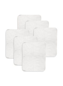 Superbottoms Basic Easyquick Drying Prefold Style Soaker For Cloth Diapers;Inserts With Dry Feel Layer On Top (Pack Of 6)  - Image 1