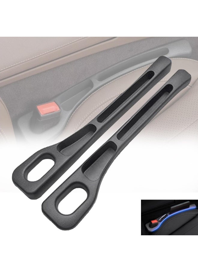 JOGAMS 1Pair Car Seat Gap Filler Organizer Car Side Seat Gap Filler Vehicle Mounted Gap Leak Proof Filling Strip with Extra Storage for Cards Keys and Coins for Car Truck  - Image 1