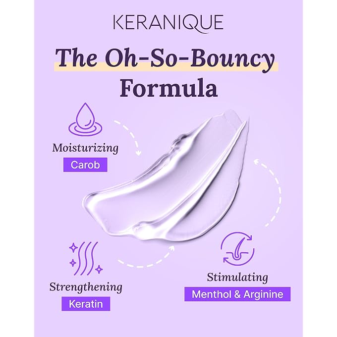 Keranique Keratin Shampoo for Fine Thinning Hair, Sulfates/Parabens Free, formulated to stimulate scalp to nourish/rejuvenate hair follicles for healthy Thicker Fuller Hair 8 OZ - Image 3