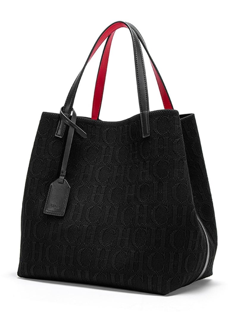 سي اتش سي اتش حقيبة تسوق CHCH نسائية كبيرة السعة، حقيبة تنقل بسيطة وغير رسمية، حقيبة كتف - Image 1