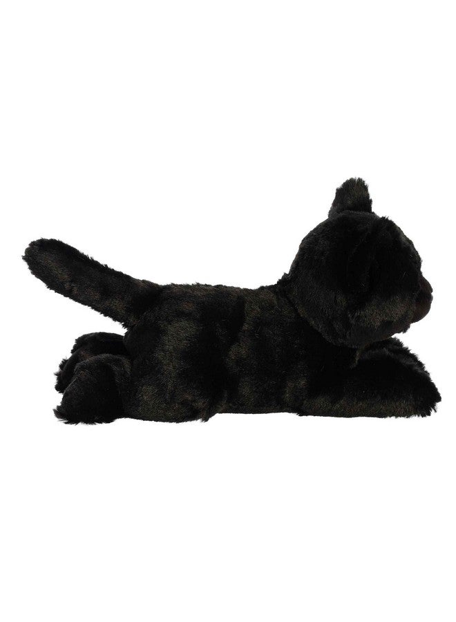 Aurora® Adorable Mini Flopsie™ Twilight Cat™ Stuffed Animal - Playful Ease - Timeless Companions - Black 8 Inches - Image 3
