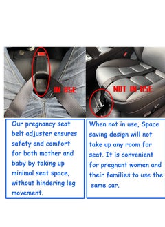 Pregnancy Seat Belt Adjuster   Seat Bump Strap for Pregnant Women   Prevent Abdomen Compression and Protect Belly  Pregnancy Must Haves Maternity Seat Cover Belt for Expectant Mothers BLACK - pzsku/Z53F2AB39A06FC8EDD17CZ/45/_/1717048825/62e195c9-a38d-431b-a6e7-efb720a85d6c