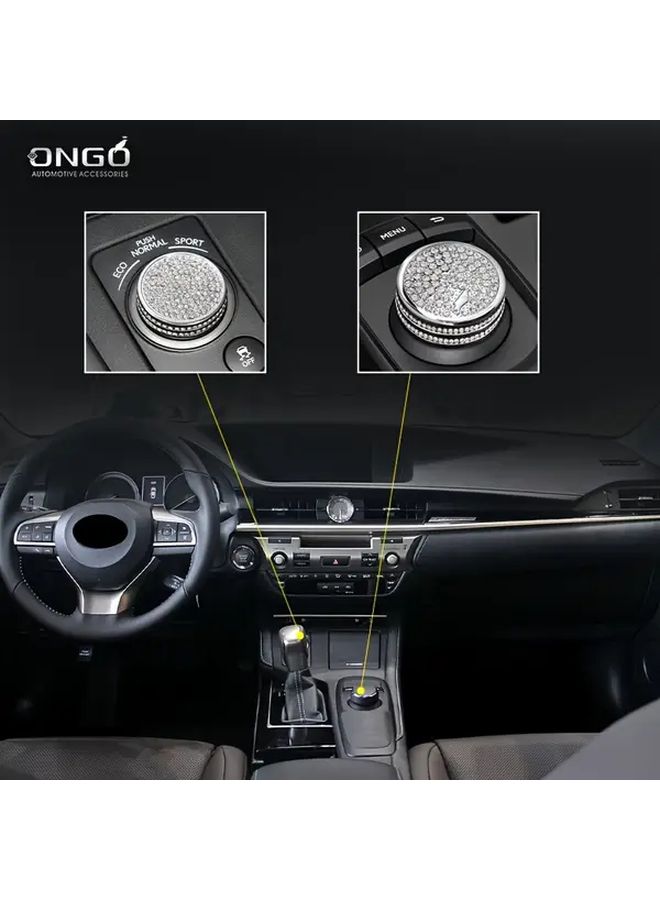 لوسس NX 2015-2020، ES 2013-2017، CT, IS, RC, GS – مقبض تحكم وسطي بلون الماس الذهبي – سهل التركيب - Image 5