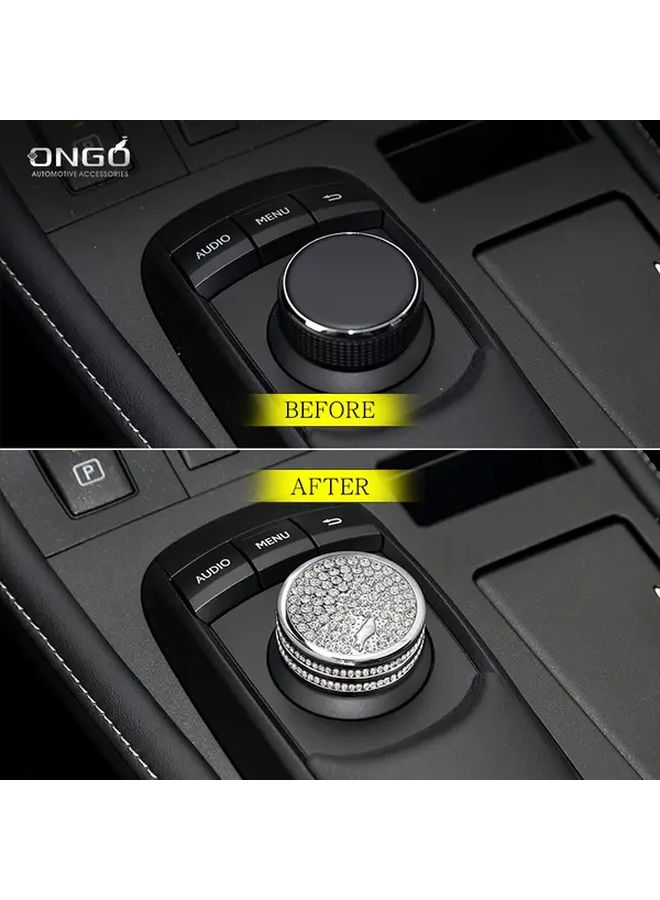 لوسس NX 2015-2020، ES 2013-2017، CT, IS, RC, GS – مقبض تحكم وسطي بلون الماس الذهبي – سهل التركيب - Image 4