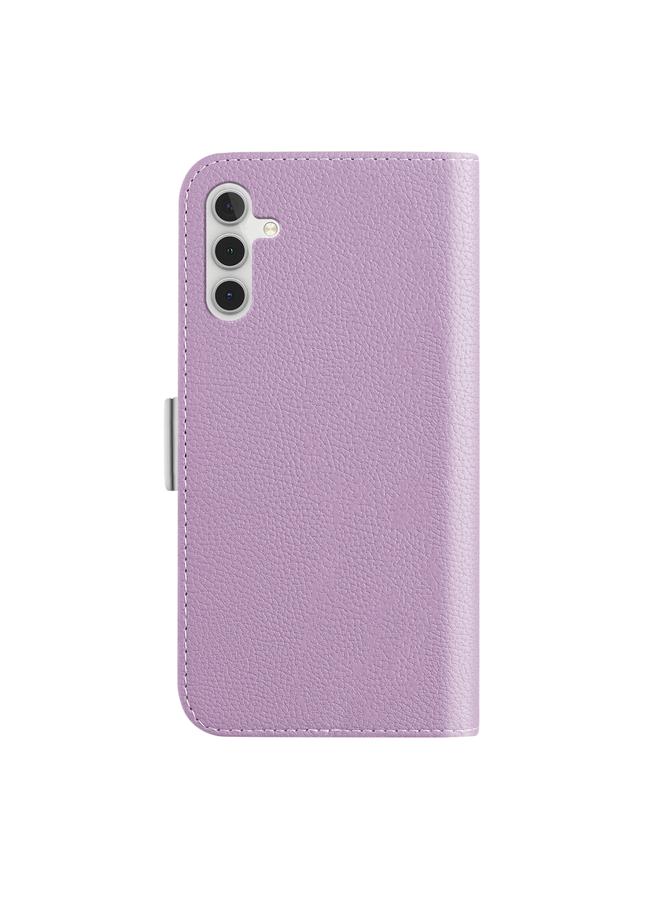 S-TOP Case For Samsung Galaxy A13 5G Candy Color Litchi Texture Leather Phone Case - Image 3