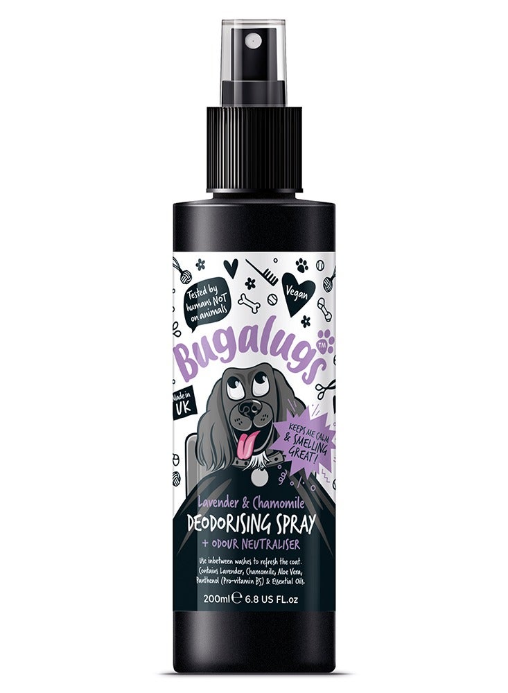 Bugalugs Lavender & Chamomile Deodorising Spray 200ml (6.8 Fl Oz) - Image 1