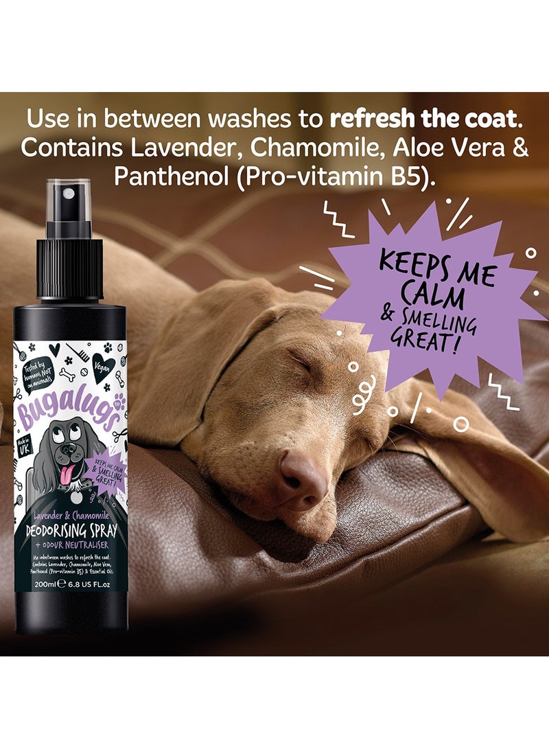 Bugalugs Lavender & Chamomile Deodorising Spray 200ml (6.8 Fl Oz) - Image 2