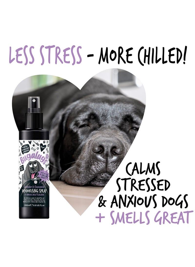 Bugalugs Lavender & Chamomile Deodorising Spray 200ml (6.8 Fl Oz) - Image 4