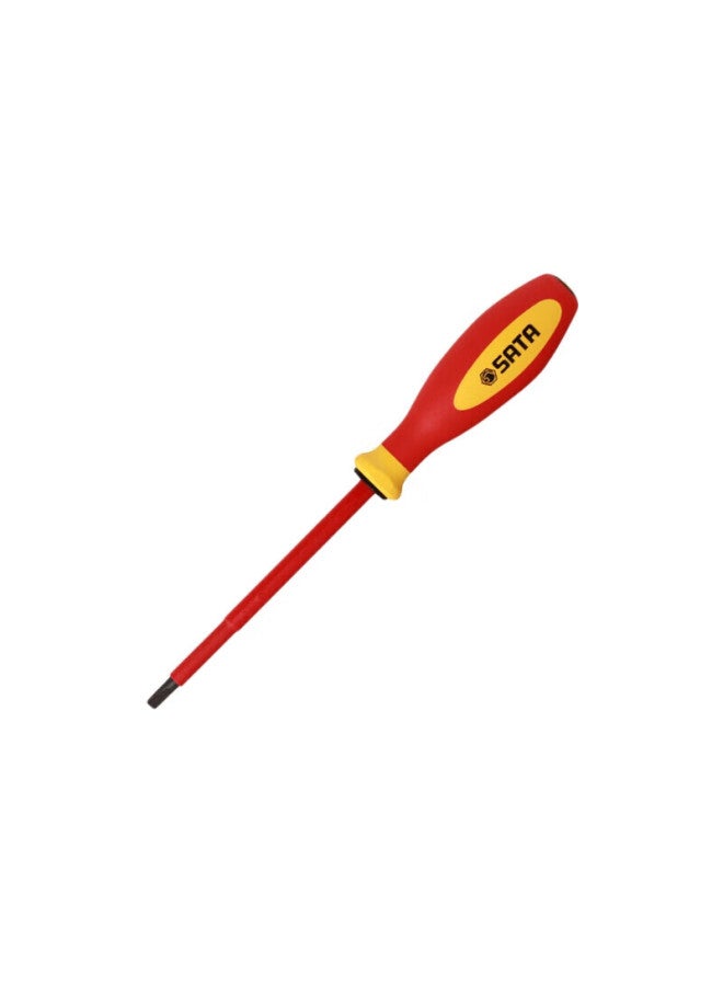 Sata G Series Double-color Handle Flathead Insulated Screwdriver, 2.5x75mm, 61311 - Image 2