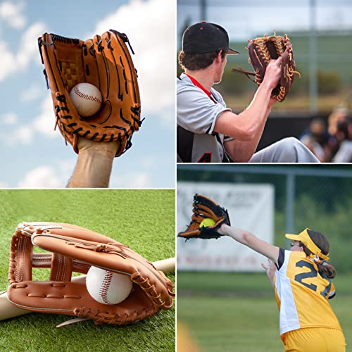 TeeLiy Softball and Baseball Glove Lace Kit - Mitt Leather Lacing Repair in Baseball Gloves - Deluxe Relacing - 2 Leather Laces and 1 Needle (Tan) - Image 5