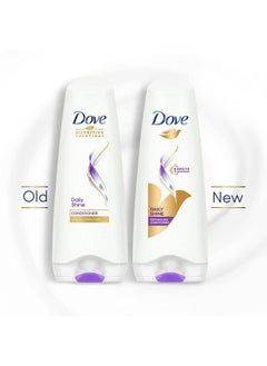 Dove Daily Shine Hair Conditioner With Nutritive Serum For Smooth & Shiny Hair, 335 Ml  - Image 2