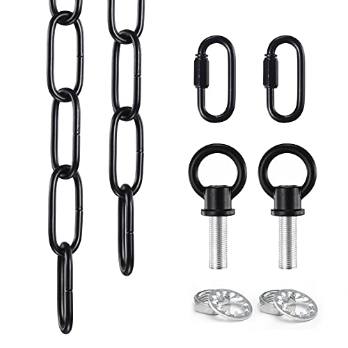 Mr.Color Black Metal Chandelier - Heavy Duty, 6 Feet Chain for Pendant Lights, Swag Lights - Image 5