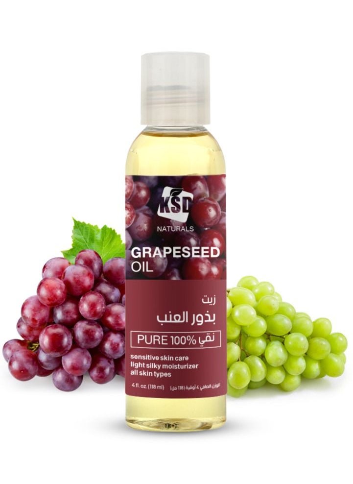 KSD Grapeseed Oil 118ml  - Image 1