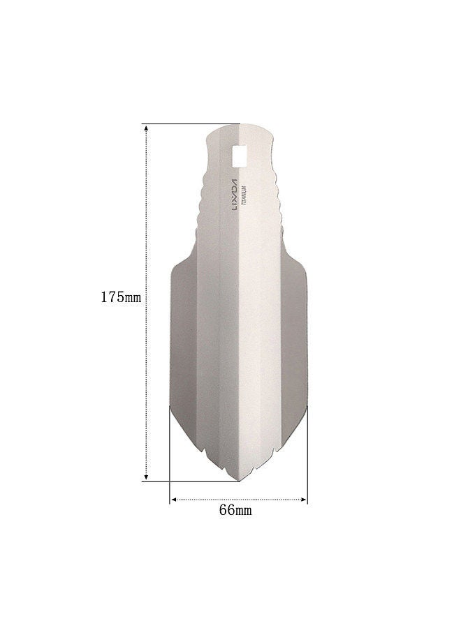 Generic Lixada Titanium Garden Hand Shovel Outdoor Camping Hiking Backpacking Trowel  - Image 2