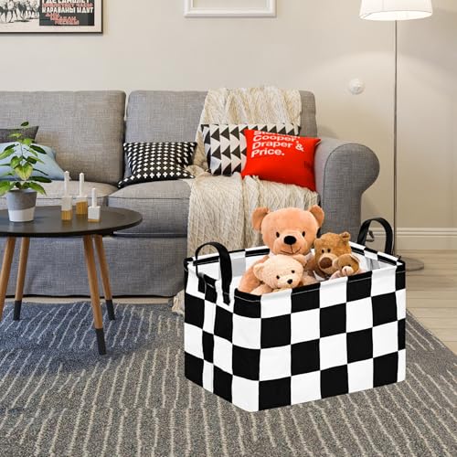 FUULOXE Storage Bin for Shelves Rectangle Closet Baskets Foldable Box with Handles, Gray Storage Bins, Storage Boxes for Home Office Car Dormroom - Image 3