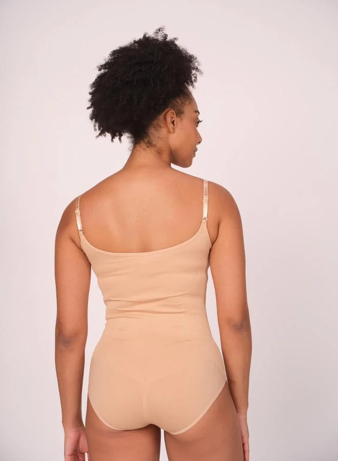 مونس آند مارس Beige Solid Bodysuit
