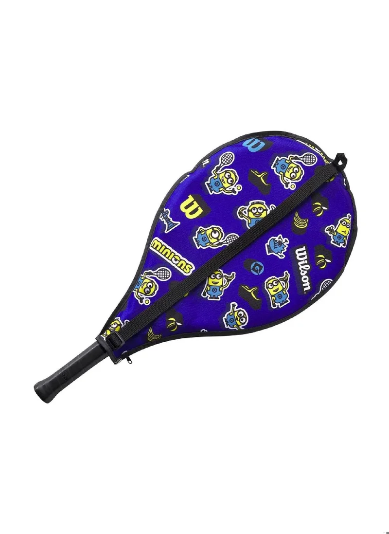 Wilson Minions 3.0 Junior 19 Tennis Racket Junior Beginners - Blue/ Yellow
