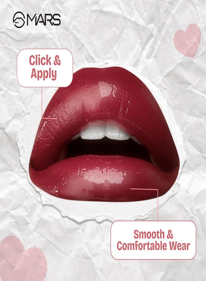 MARS Click Stix Gloss Lip Balm (2.0 gm) (05-CINNAMON SWIRL) | High Pigmented | Ultra-Glossy Finish | Non-Sticky | Hydration | Enriched with Cocoa Butter - Image 5