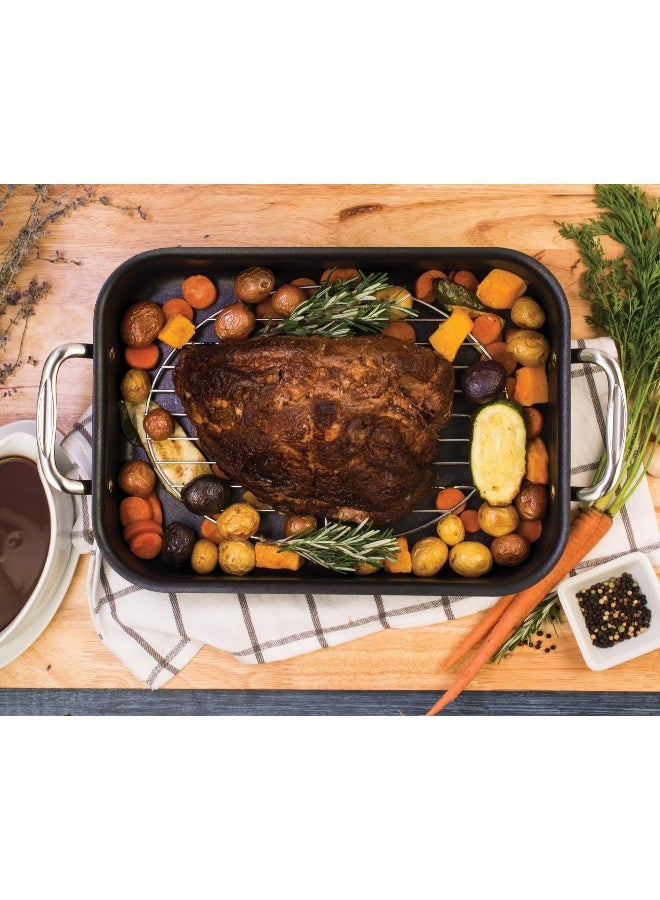 Oval HIC Kitchen Oval Baking Broiling Roasting Racks, Chrome Plated Steel Wire - Image 4