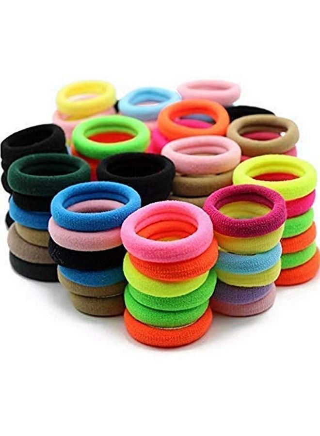 advancedestore Multicoloured Ponytail Hair Rubber Band With Regular Use Tic Tac Hair Clips/Hair Pins Combo Set Pack Of 24 Pcs (12 Rubber Band + 12 Tic Tac Pins) - Image 4