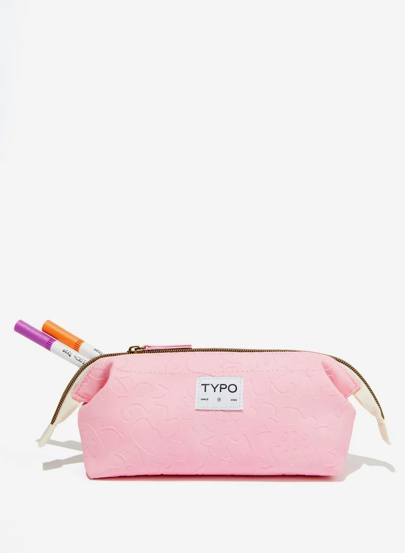 Typo Recycled Mix Pu Billie Pencil Case