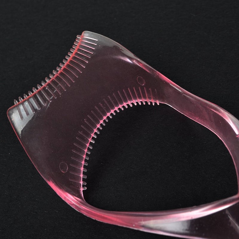 Gugzy 3 in 1 Makeup Eyelash Tool Upper Lower Lash Mascara Applicator Guide Eyelash Comb Cosmetic Tool 2 Pink - Image 2
