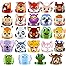 Tinlade 48 Pcs Animal Hats for Kids Jungle Safari Animal Paper Party Crowns Headbands Bulk Zoo Birthday Party Favors for Girls Boys - Image 3