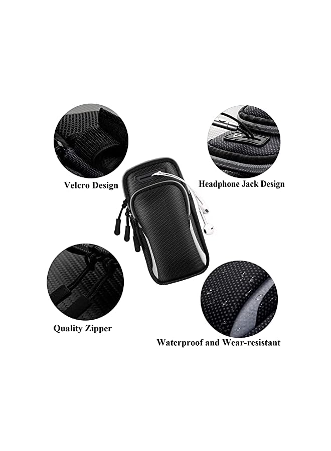 Green Tiger Running Armband Phone Holder for Running Phone Arm Bands for Running Sports Phone Holder with Adjustable Band for iPhone 13 Pro Max 12 11 Xs Xr 8 7 Galaxy S20 S10 S9 S8 and Note 20 Ultra - Image 3